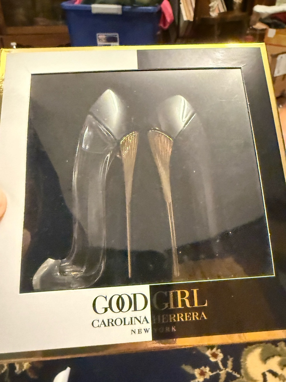 Carolina Herrera Good Girl High Heel Bottle Dabber- Black & Gold